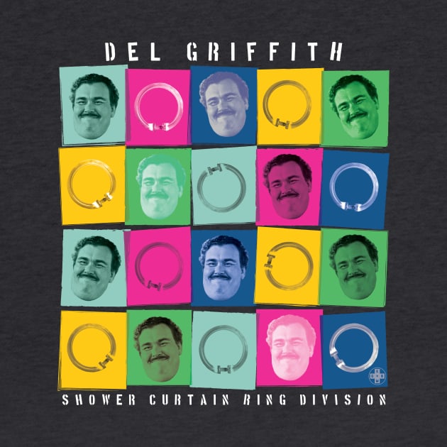 Del Griffith, Shower Curtain Ring Division by Eat, Geek + Be Merry